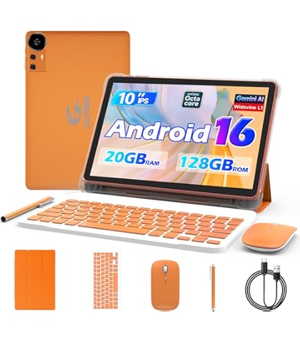Amazon.com : Relndoo 2025 Android 15 Tablet with Keyboard, 24GB+