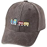 FYBW Tractor Hats for Kids, Cute Embroidered Excavator Toddler Baseball Cap Adjustable Sun Hat for Boys Girls Age 3-8