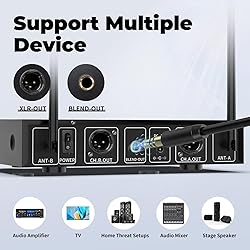 HWWR Wireless Microphones, Professional UHF