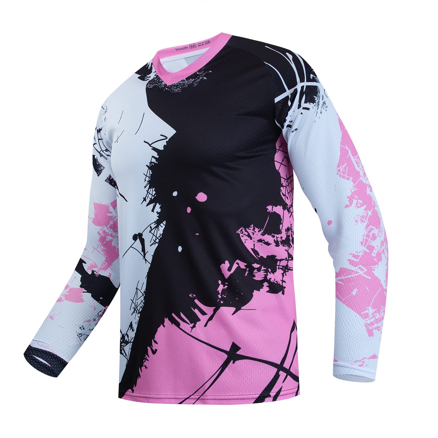 Kinder Radtrikot Downhill Shirts Jahre Mädchen Jungen Fahrrad MTB Kinderkleidung Langarm Powersports Fahrrad BMX Tops