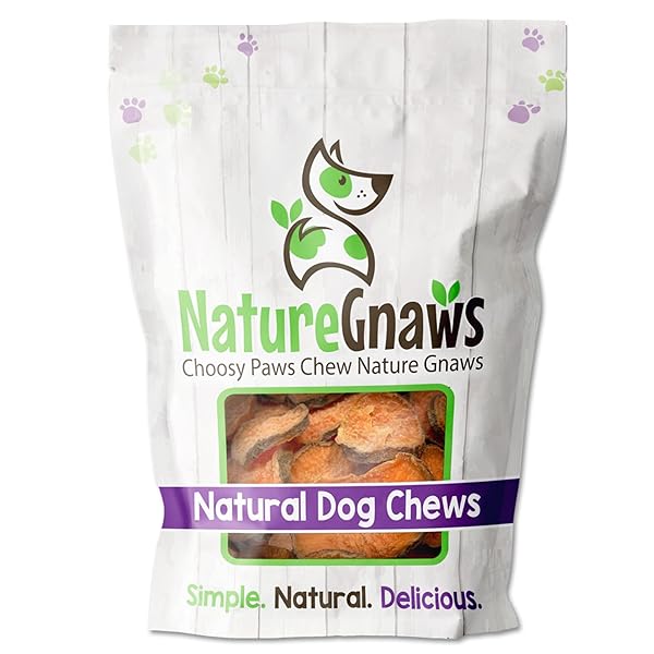 NATURE GNAWS SWEET POTATO CHIPS FOR DOGS –...
