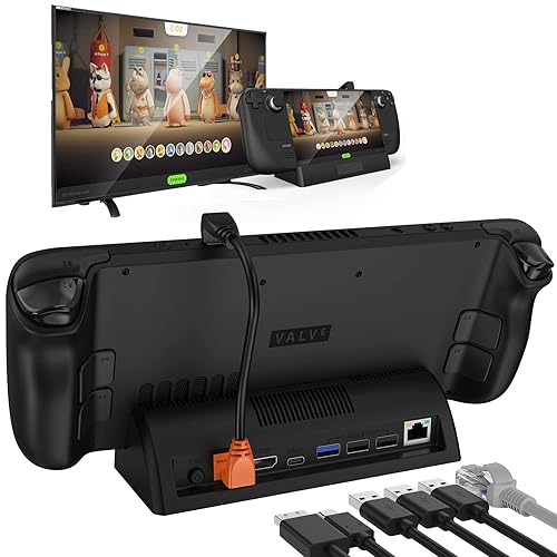 Docking Station Compatible with Steam Deck OLED,Support HDMI 4K