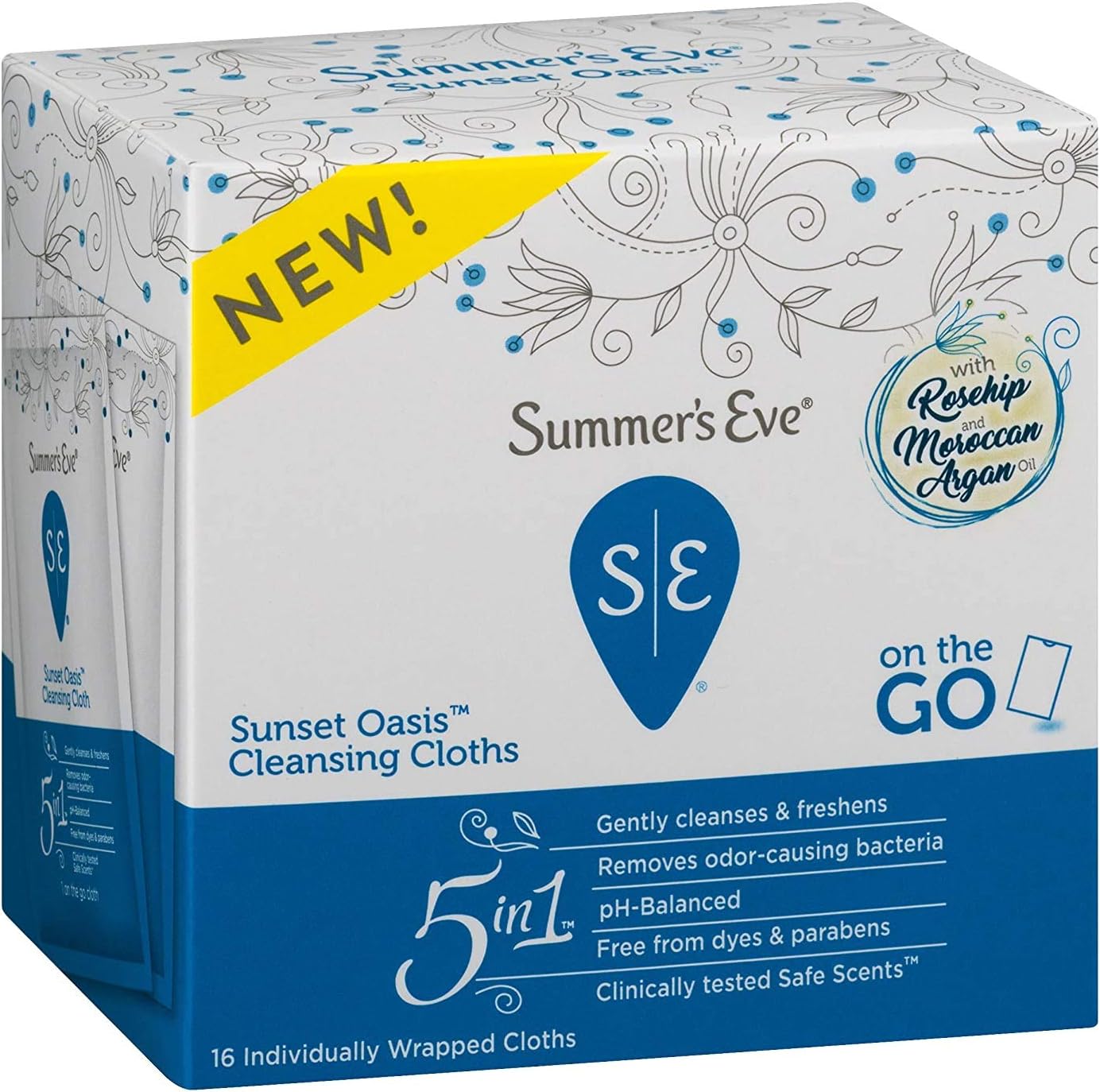 Summer's Eve Summer's Eve Sunset Oasis Cleansing Cloth - 16ea, 16count: Beauty