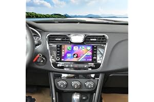 Car Stereo Radio for Chrysler 200 2011-2014 Android 14 for CarPlay Wireless Android Auto GPS Navigation 4+64G 7in Screen with