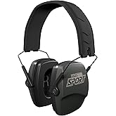 ISOtunes DEFY Slim Passive Earmuffs: Noise Isolating Over-Ear Hearing Protection with Foam Cushions, and Adjustable Headband