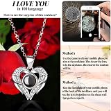 Firestyle Preserved Real Rose & I Love You Necklace Gift Set for Her view 4