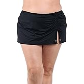La Blanca Womens Island Goddess Asymmetrical Skirted Swimsuit Bottom