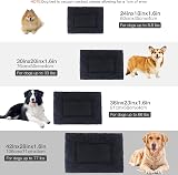 BVAGSS Memory Foam Dog Bed Mat 91x58cm Dark Grey Reversible Plush Velvet view 6