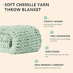 L'AGRATY Chunky Knit Blanket