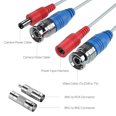 Buy Zosi 1 Pack 150ft 45 Meters All In One Video Power Cable Bnc Extension Surveillance Camera Cables For Video Security Dvr Camera Systems Included 1x Bnc Connectors And 1x Rca Adapters White Color Online Buy Zosi 1 Pack 150ft 45 Meters All In One Video Power Cable Bnc Extension Surveillance Camera Cables For Video Security Dvr Camera Systems Included 1x Bnc Connectors And 1x Rca Adapters White Color Online