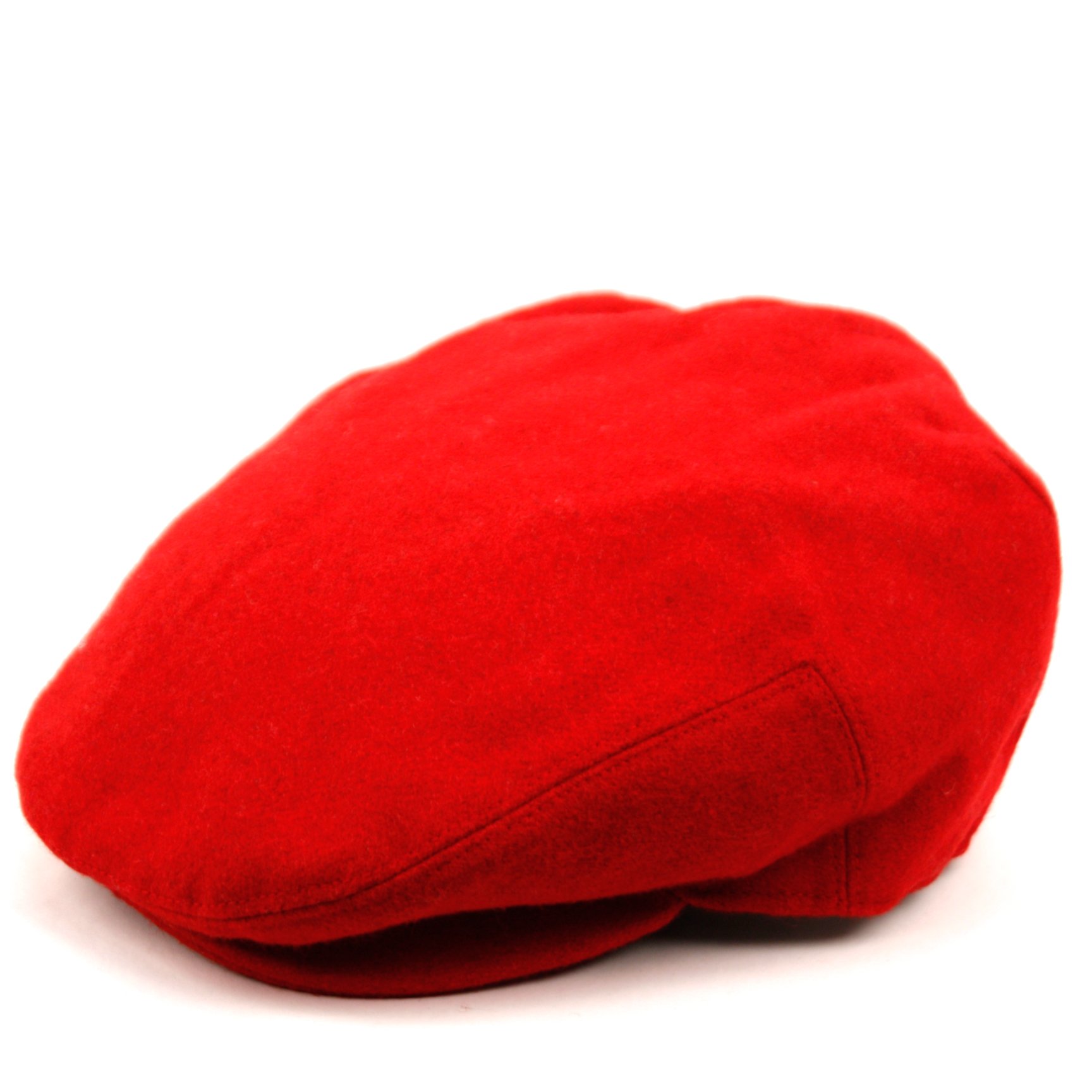 red driving hat