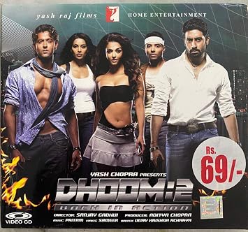 Dhoom 2 Movie Vcd Hrithik Roshan Abhishek Bachchan Uday Chopra Aiswariya Rai Bachchan Bipasa Basu Amazon In Movies Tv Shows
