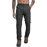 LeapsLion Men's Lightweight Hiking Pants Quick Dry Water Resistant Stretch Outdoor Travel Climbing Fishing Work Cargo Pants