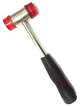 LILYTON Nylon Hammer with Steel Handle (Rubber Grip) Size_35 MM_Pack of 1 Pc.