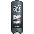 Dove Men+Care Elements Body Wash Charcoal+Clay 18 oz Effectively Washes Away Bacteria While Nourishing Your Skin