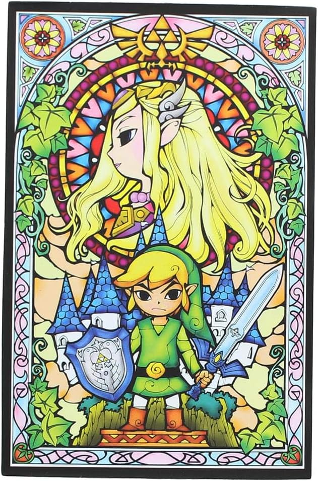 Zelda Magnets, The Legend of Zelda (LoZ) Auto Magnets for Refrigerator, Lockers, etc, Pack of 1, 3.2x5 INCH