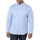 Amazon Essentials Men's Oxford Shirt, Slim-Fit Stretch, Long-Sleeve, Button Up