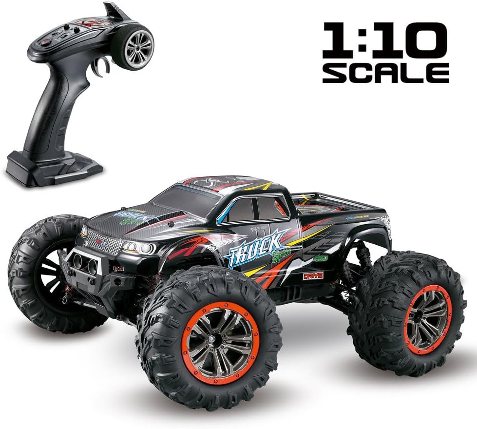 Dinglong RC Car 1:10 Scale 4WD High Speed Off Road Racing Vehicles 2.4GHz Radio Controlled Trucks 28.5 MPH Remote Control Car RC Cars for Kids and Adults