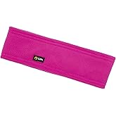 Lupa Handmade Unisex Triple-Layer Micro Fleece Headband - Kids' Ear Warmers (Bright Pink)