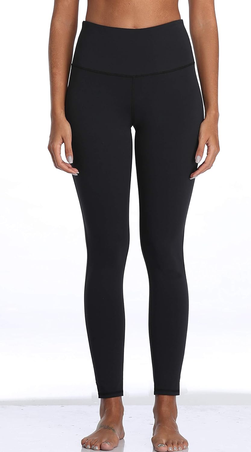 Oalka Women Yoga Pants Workout Running Leggings: Clothing