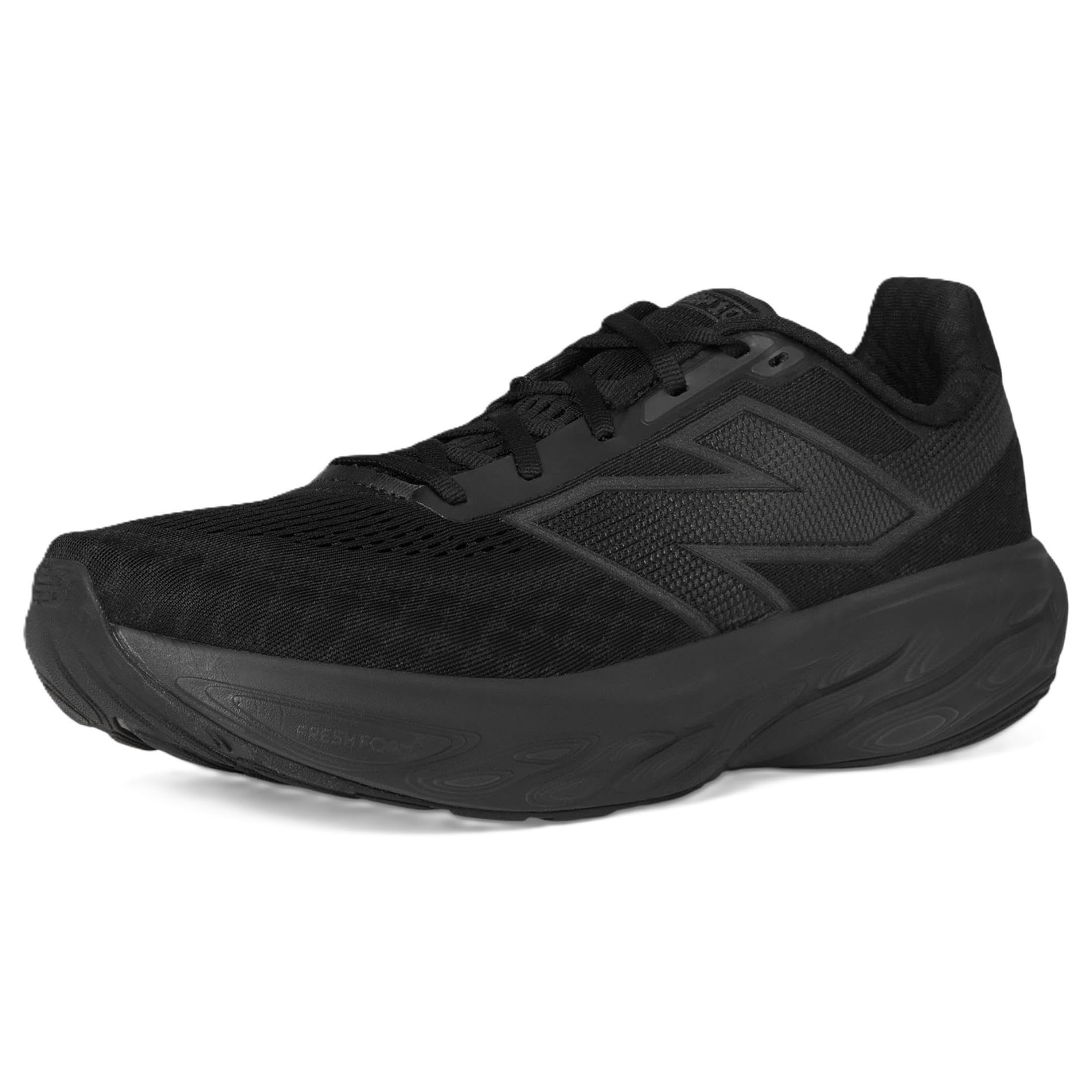 New Balance Men's Fresh Foam X 1080 V14 Running Shoe, Black/Black Metallic/Phantom, 8 XW Image