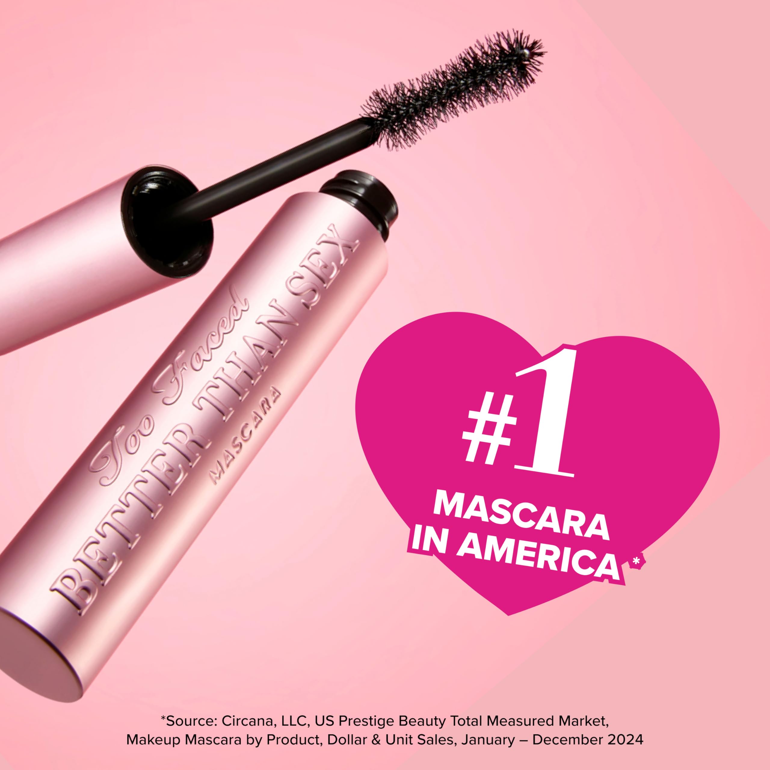 Too Faced Better Than Sex Volumizing Mascara | Dramatic Volume + Length | Cruelty Free