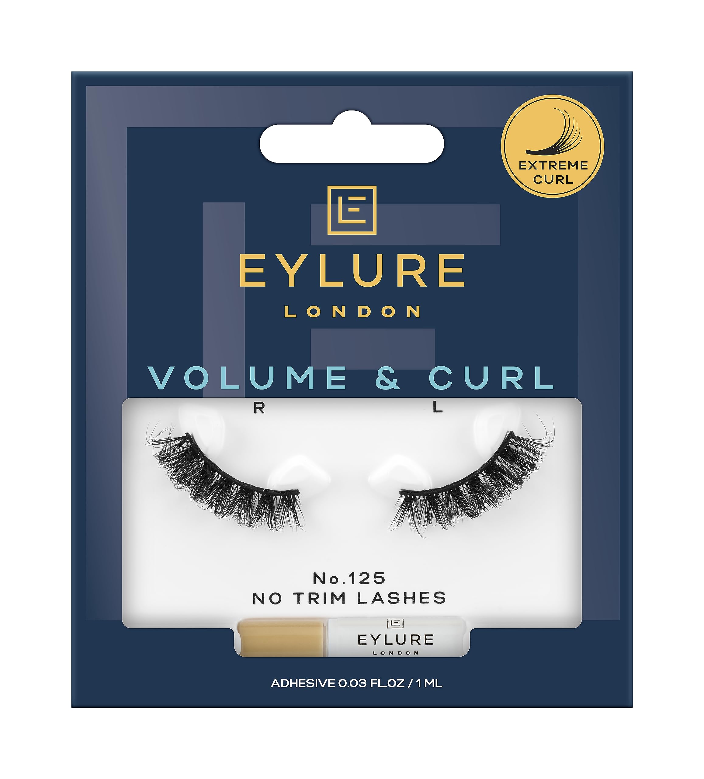Eylure Volume & Curl 3.4 Length No.125 (packaging may vary) — image 1
