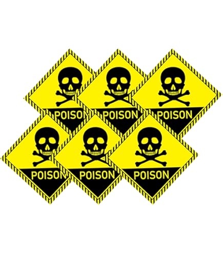 Caution: Poison Laid In Bait Stations In This Area Portrait - Wall Sign - View #2
