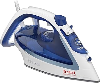 Tefal FV5736 Easygliss Dampfbügeleisen (2500 Watt, extra Dampfstoß: 220 g/Min., Tankfüllmenge: 270 ml) blau/weiß