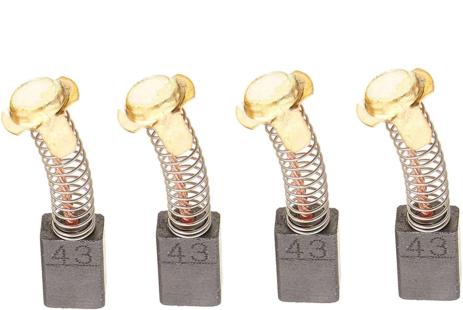 4 Pcs Carbon Brushes Compatible with Hi-ac-i 999-043 999043Power Tool Motor Brush Replacement Part