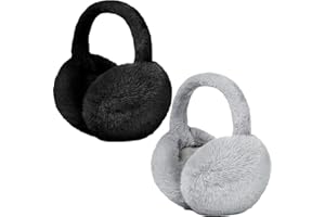 BJAINGEXK Winter plush warm ear cups for men and women, cute thickened cold-proof and frost-proof ear protections, foldable e