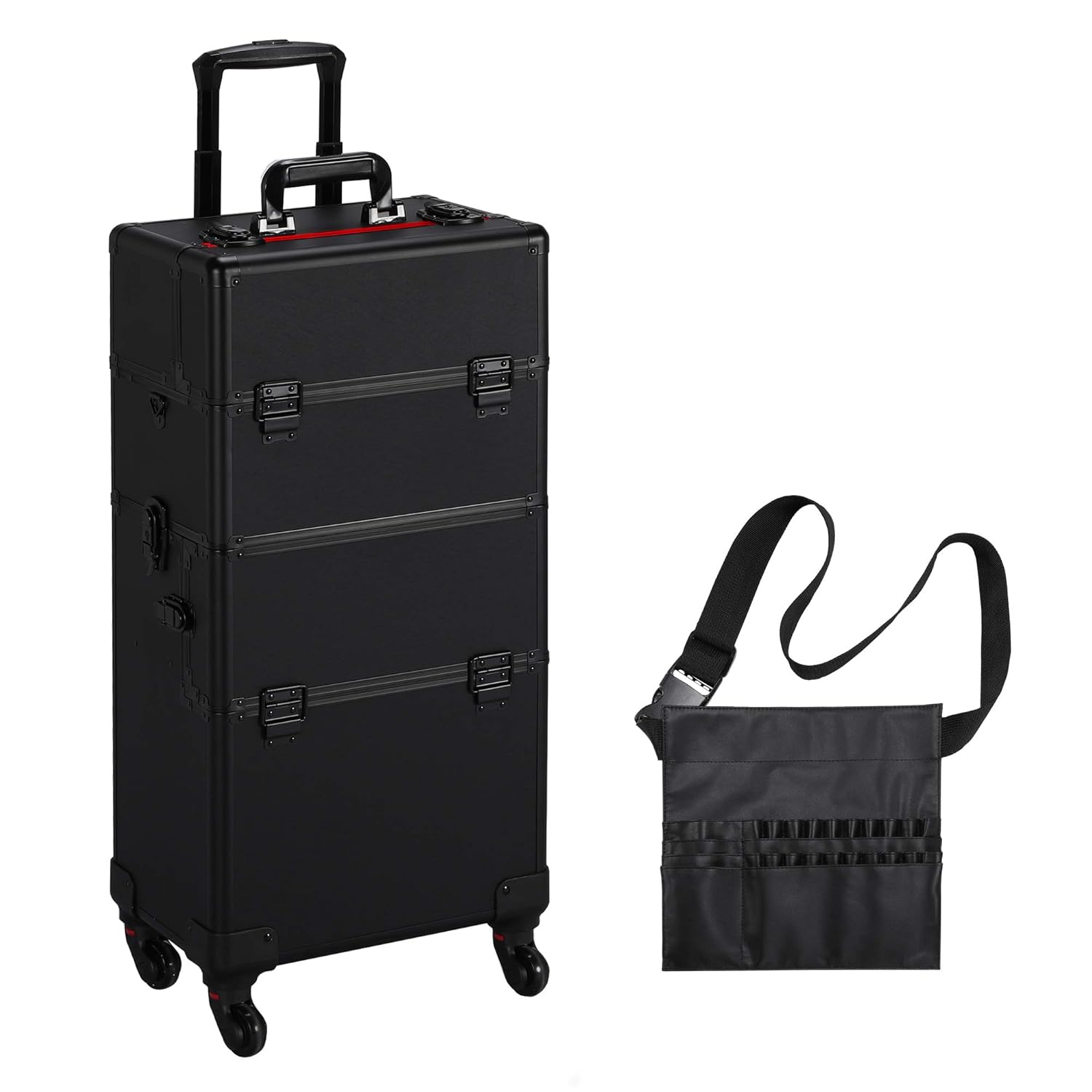 Best Rolling Makeup Case 3 In 1