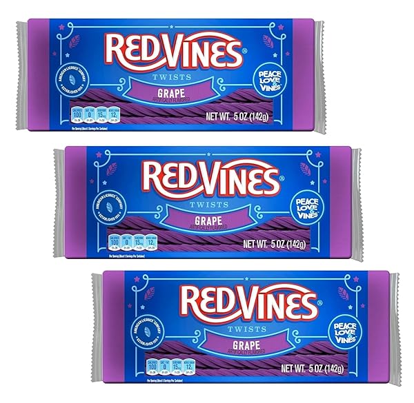 RED VINES GRAPE LICORICE TWISTS