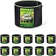 Delxo 10-Pack 7 Gallon Grow Bags Heavy Duty Aeration Fabric Pots Thickened Nonwoven Fabric Pots Plant Grow Bags with Handles