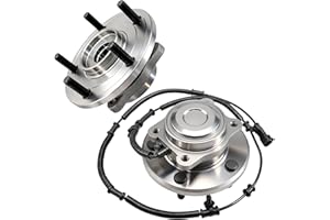 Aspligo 2Pcs 512493 Rear Wheel Bearing Hub Assembly for Dodge Grand Caravan 2012-2019, for Chrysler Town & Country 2012-2016, Ram C/V 2012-2015, for Volkswagen Routan 2012-2014, 5 Lug w/ABS