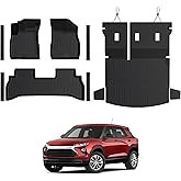 GALVAGNITE Floor Mats for Chevy Trailblazer FWD 2021-2026, All Weather Floor Mats Trunk Cargo Liner with Backrest Protectors and Door Sill Guards Accessories, Full Coverage Set