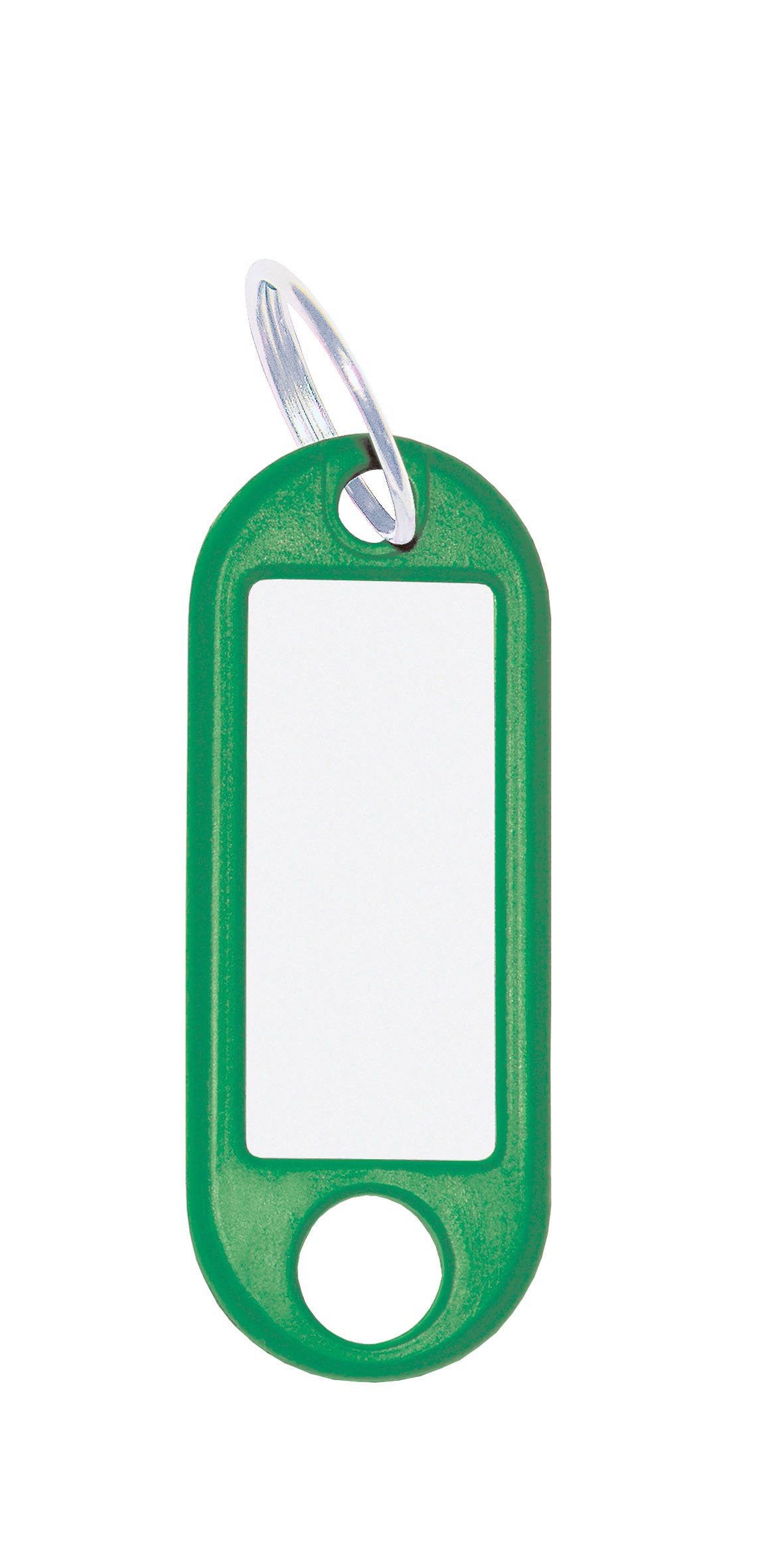 WEDO 262811804 Keyring for Labelling, Green, Pack of 100, with Ring