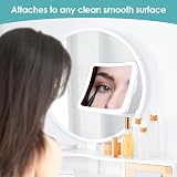 B Beauty Planet 30x Magnifying Lighted Vanity Mirror Wall Mounted 360° USB view 4
