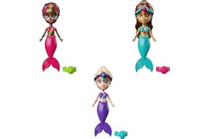 SwimWays Floating Mermaids Kids Swimming Pool Toys, Mermaid-Themed Floating Water Toys for Kids Aged 5 & Up, 3-Pack