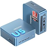 GEEKOM Mini PC IT12 MAX,Ultra 5 125U,16GB RAM,500GB SSD(Upgradeable) | High Speed LPDDR5(5600MT/s) Business Computer (Arc Graphics) 8K | WiFi 7| Dual LAN|Gaming/Engineering/Industrial(AI Boost)