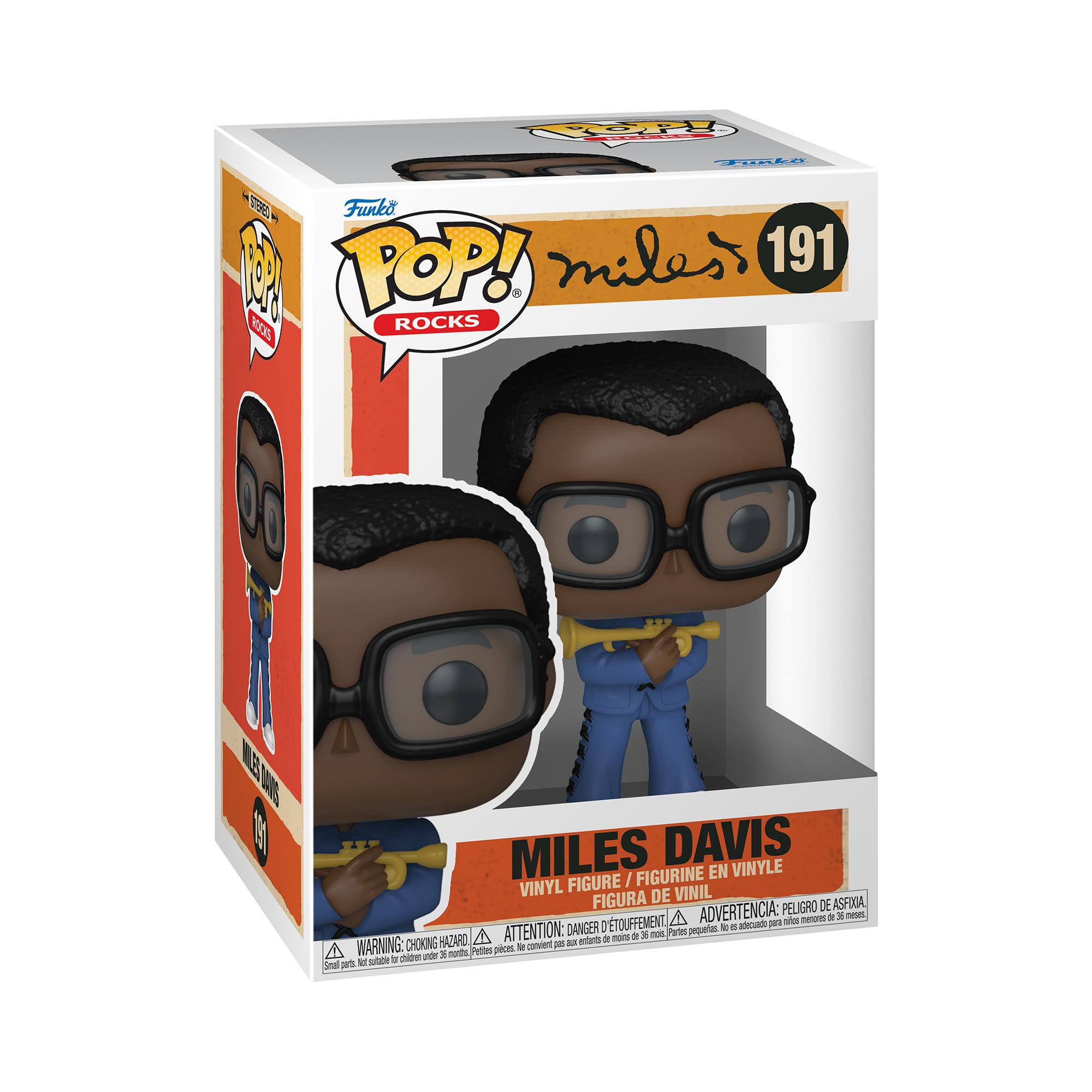 Funko POP! Icons: Miles Davis - Collectable Vinyl Figure - Gift Idea - Official Merchandise - Toys for Kids & Adults - Music Fans - Model Figure for Collectors and Display