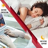 CURECARE Carpal Tunnel Wrist Splint Adjustable 2 Straps S/M Right Gray view 7