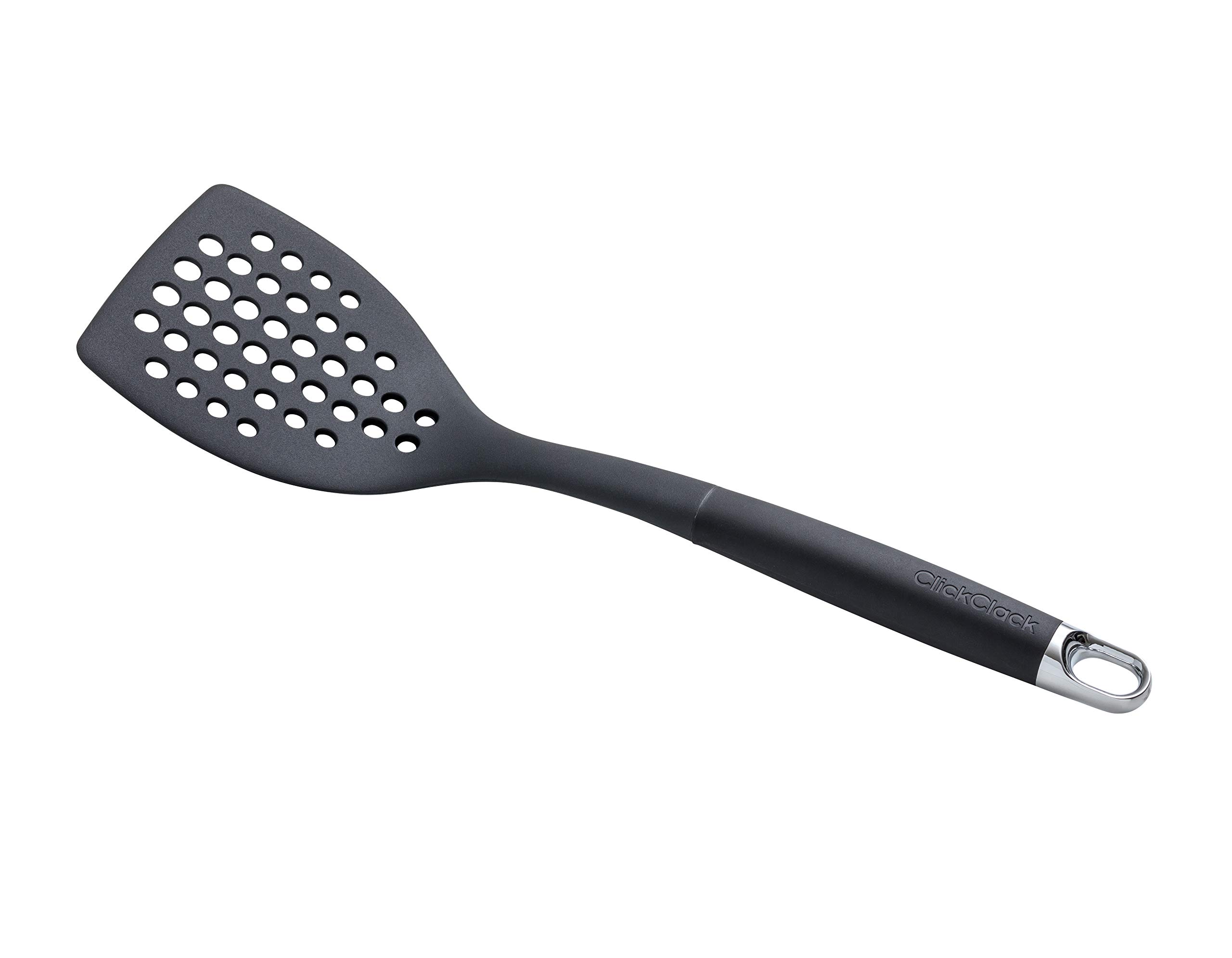 ClickClack Nylon Slotted Turner - Single - High Heat Silicone Turner