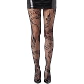 Snake Fishnet Tights Women for Snake Pattern Halloween Goth Stockings Tight | Stretchy Fit,Gothic Tights, Halloween Costume ,Sheer Fishnet Mesh