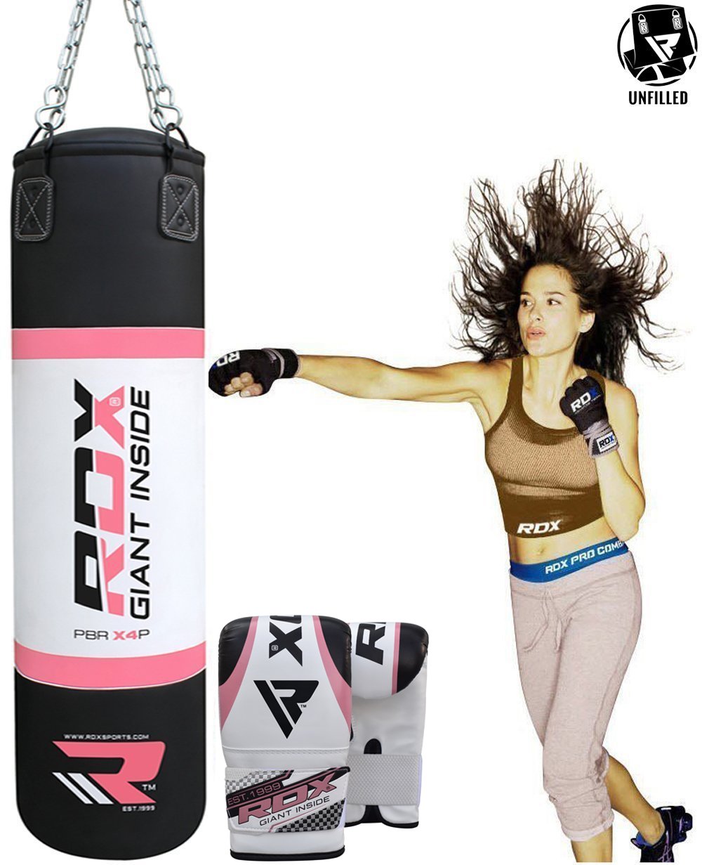 RDX Women Punching Bag UNFILLED Heavy Boxing 4FT MMA