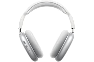 Peakfun Pro Wireless Bluetooth Headphones Active Noise Cancelling Over-Ear Headphones with Microphones, 42 Hours Playtime, HiFi Audio Adjustable Headphones for iPhone/Android/Samsung - Silver