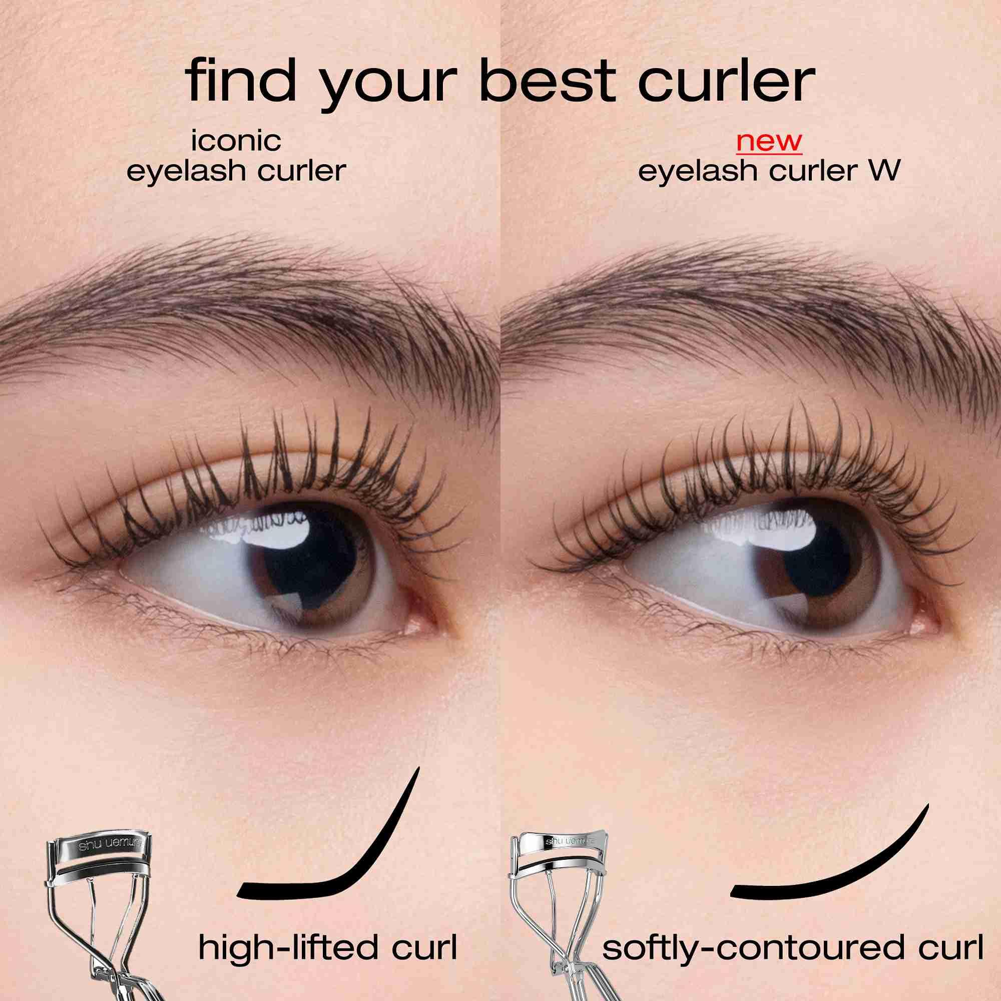 shu uemura Iconic Eyelash Curler, Achieve Precise Control and Long-Lasting Curl - Includes Silicone Replacement Pad