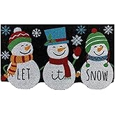 Briarwood Lane Snowman Trio Coir Doormat