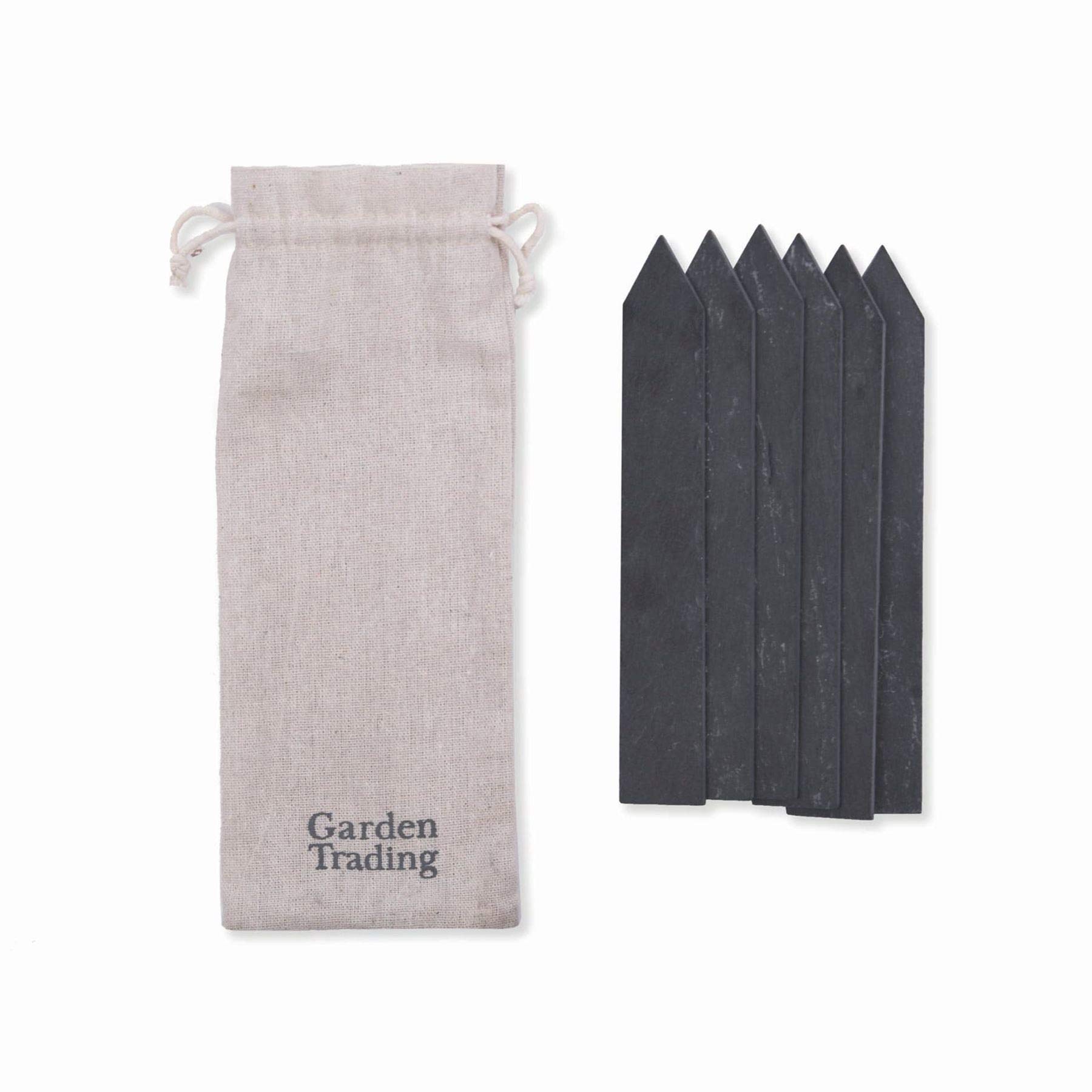 Set of 6 Slate Plant Tags by Garden Trading | Crafted in Slate