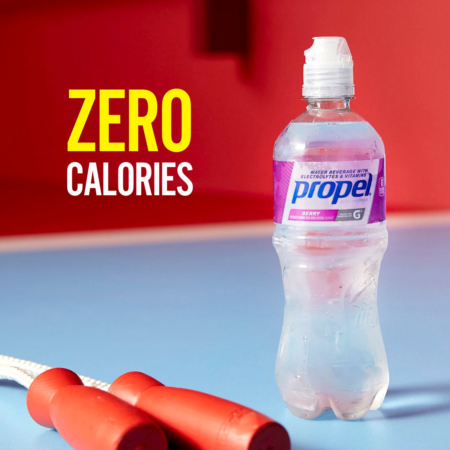 Propel, Berry, Zero Calorie Sports Drinking Water with Electrolytes and Vitamins C&E, 16.9 Fl Oz (12 Count) : Sports Drinking Water : Grocery & Gourmet Food